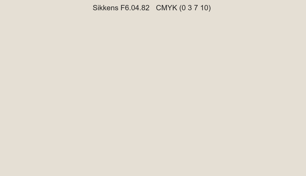Color Sikkens F6.04.82 to CMYK (0 3 7 10) converter Color Sikkens F6.04.82 to CMYK (0 3 7 10) converter