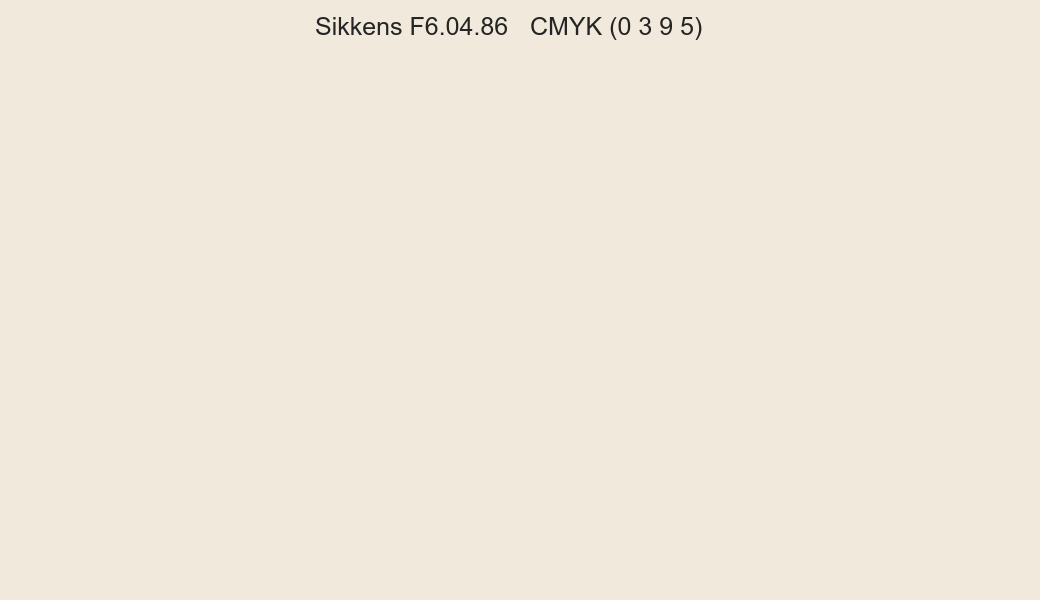 Color Sikkens F6.04.86 to CMYK (0 3 9 5) converter Color Sikkens F6.04.86 to CMYK (0 3 9 5) converter