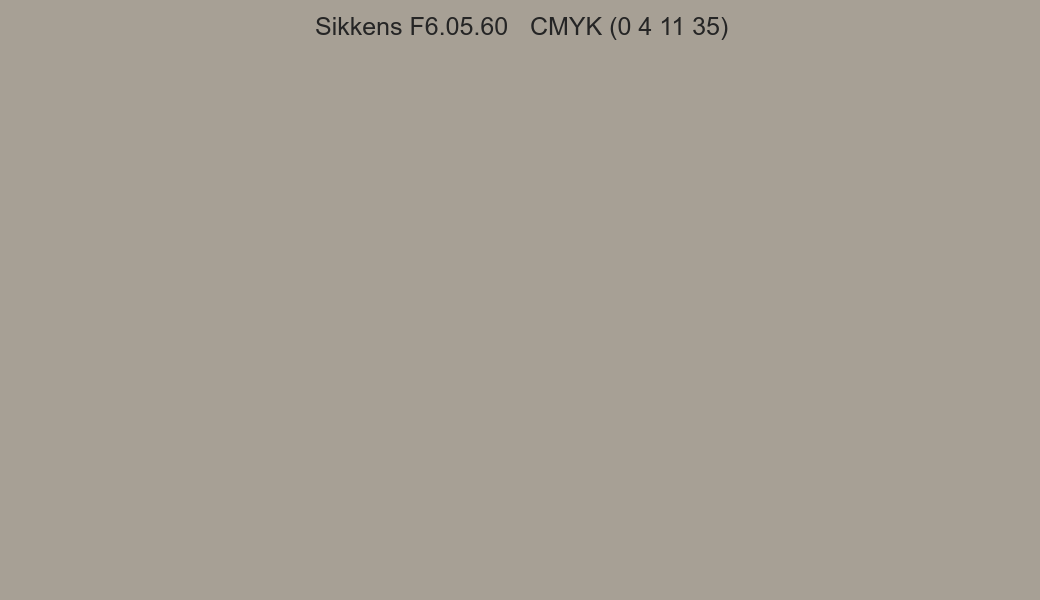 Color Sikkens F6.05.60 to CMYK (0 4 11 35) converter Color Sikkens F6.05.60 to CMYK (0 4 11 35) converter