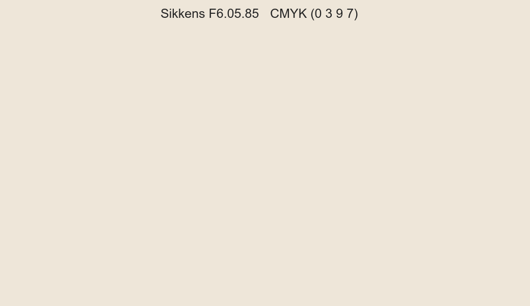 Color Sikkens F6.05.85 to CMYK (0 3 9 7) converter Color Sikkens F6.05.85 to CMYK (0 3 9 7) converter