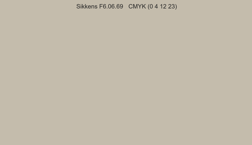 Color Sikkens F6.06.69 to CMYK (0 4 12 23) converter Color Sikkens F6.06.69 to CMYK (0 4 12 23) converter