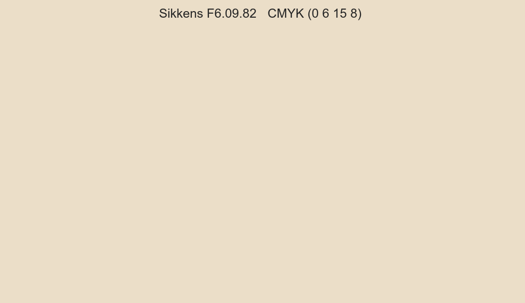 Color Sikkens F6.09.82 to CMYK (0 6 15 8) converter Color Sikkens F6.09.82 to CMYK (0 6 15 8) converter