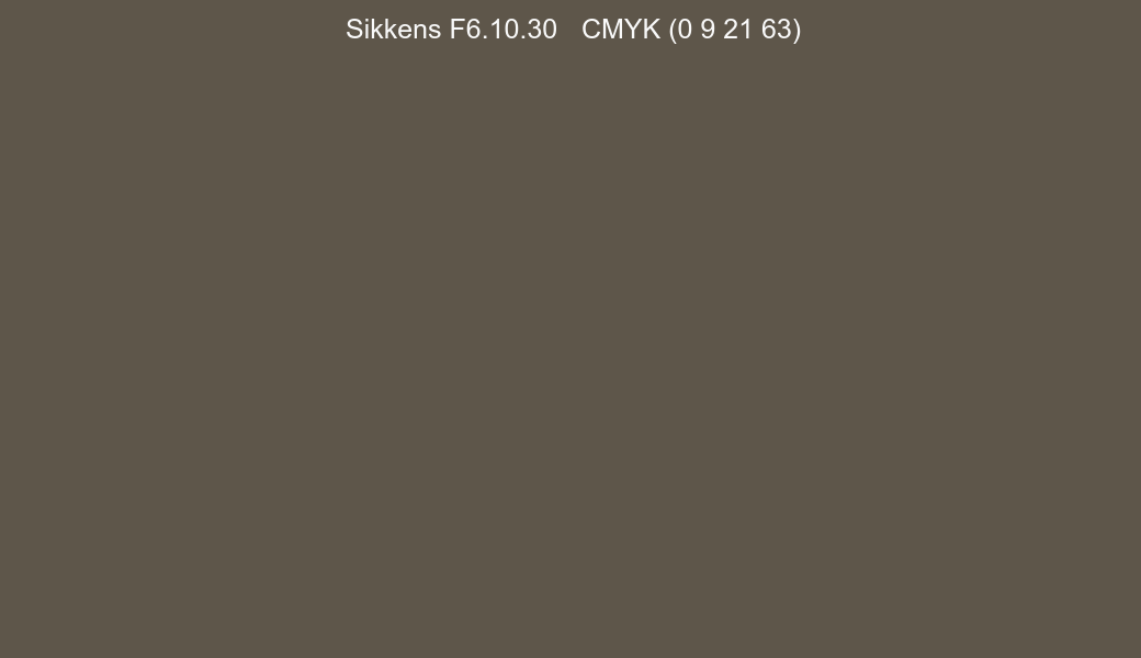 Color Sikkens F6.10.30 to CMYK (0 9 21 63) converter Color Sikkens F6.10.30 to CMYK (0 9 21 63) converter