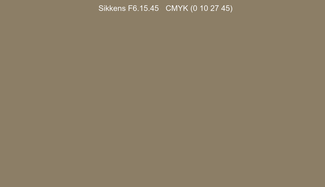 Color Sikkens F6.15.45 to CMYK (0 10 27 45) converter Color Sikkens F6.15.45 to CMYK (0 10 27 45) converter