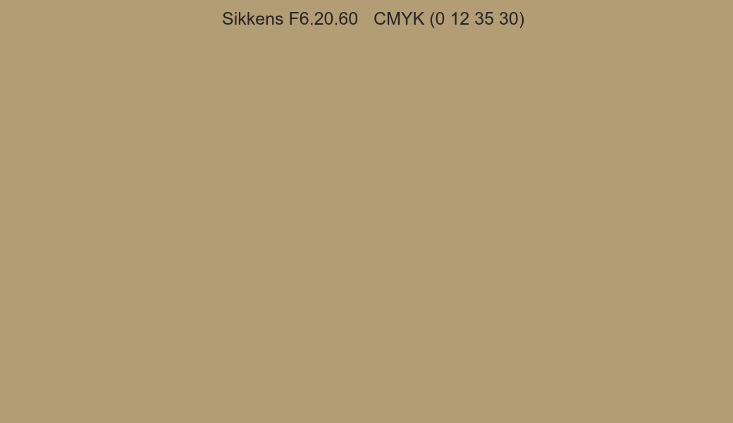 Color Sikkens F6.20.60 to CMYK (0 12 35 30) converter Color Sikkens F6.20.60 to CMYK (0 12 35 30) converter