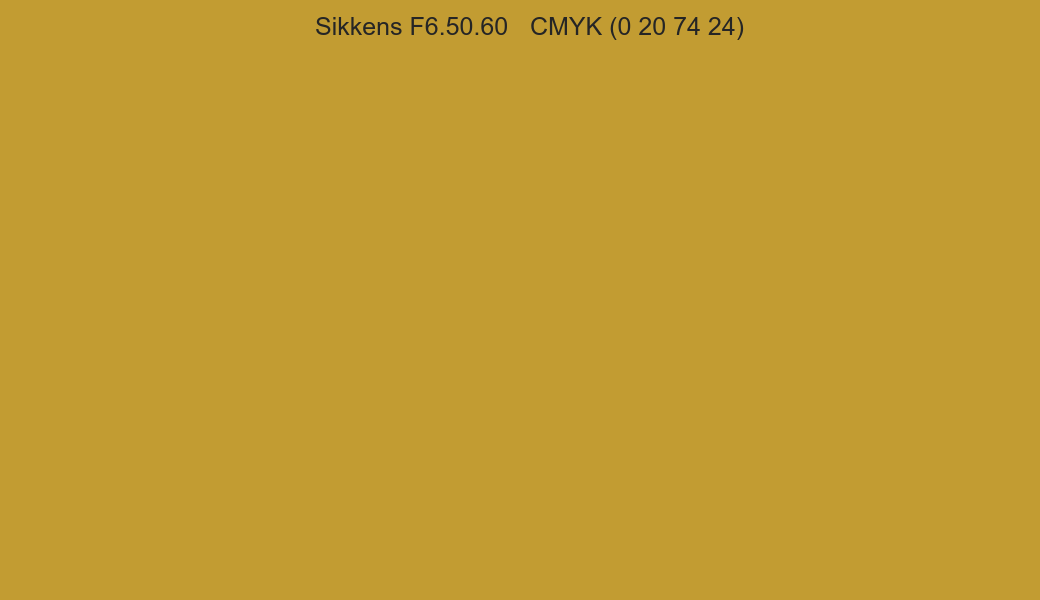 Color Sikkens F6.50.60 to CMYK (0 20 74 24) converter Color Sikkens F6.50.60 to CMYK (0 20 74 24) converter