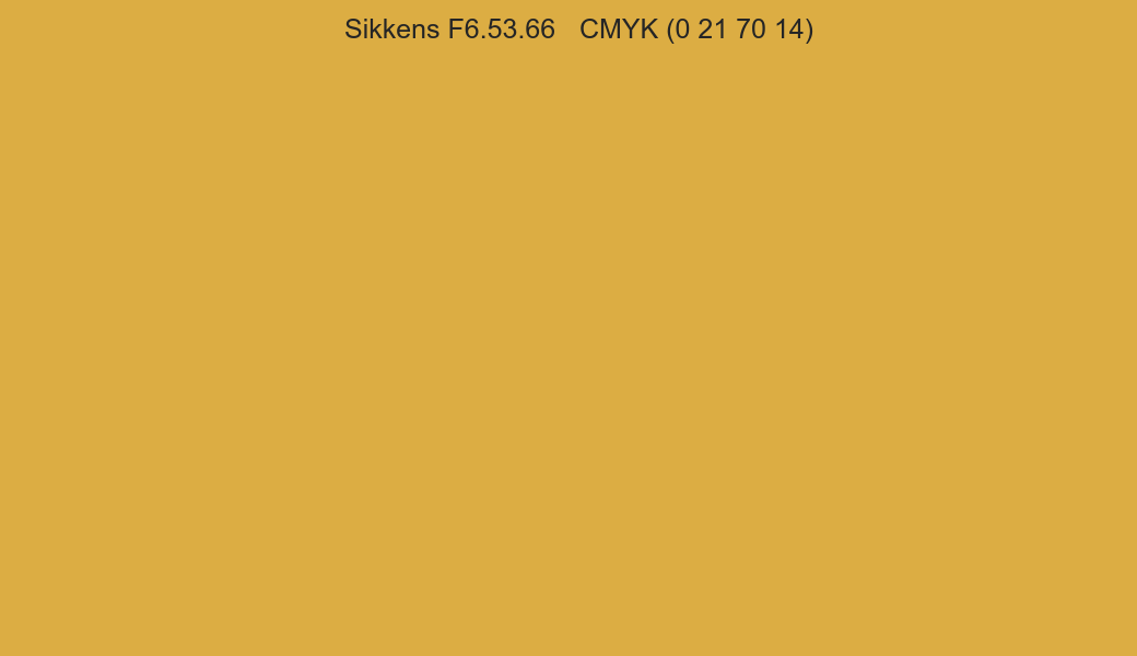 Color Sikkens F6.53.66 to CMYK (0 21 70 14) converter Color Sikkens F6.53.66 to CMYK (0 21 70 14) converter