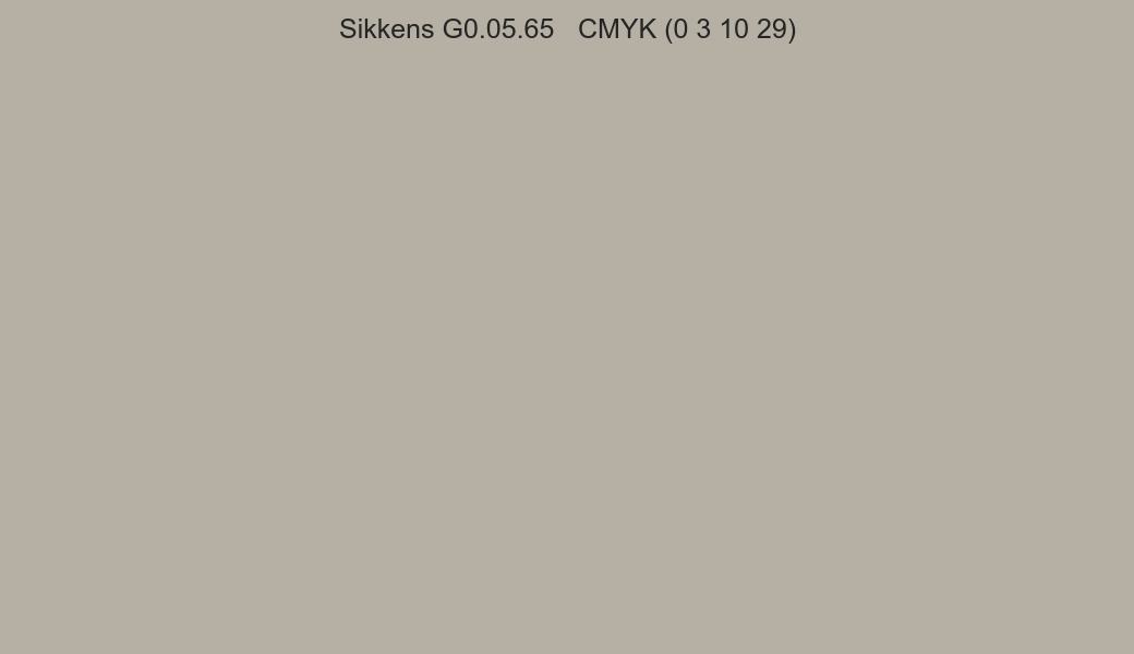 Color Sikkens G0.05.65 to CMYK (0 3 10 29) converter Color Sikkens G0.05.65 to CMYK (0 3 10 29) converter