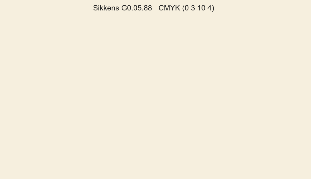 Color Sikkens G0.05.88 to CMYK (0 3 10 4) converter Color Sikkens G0.05.88 to CMYK (0 3 10 4) converter