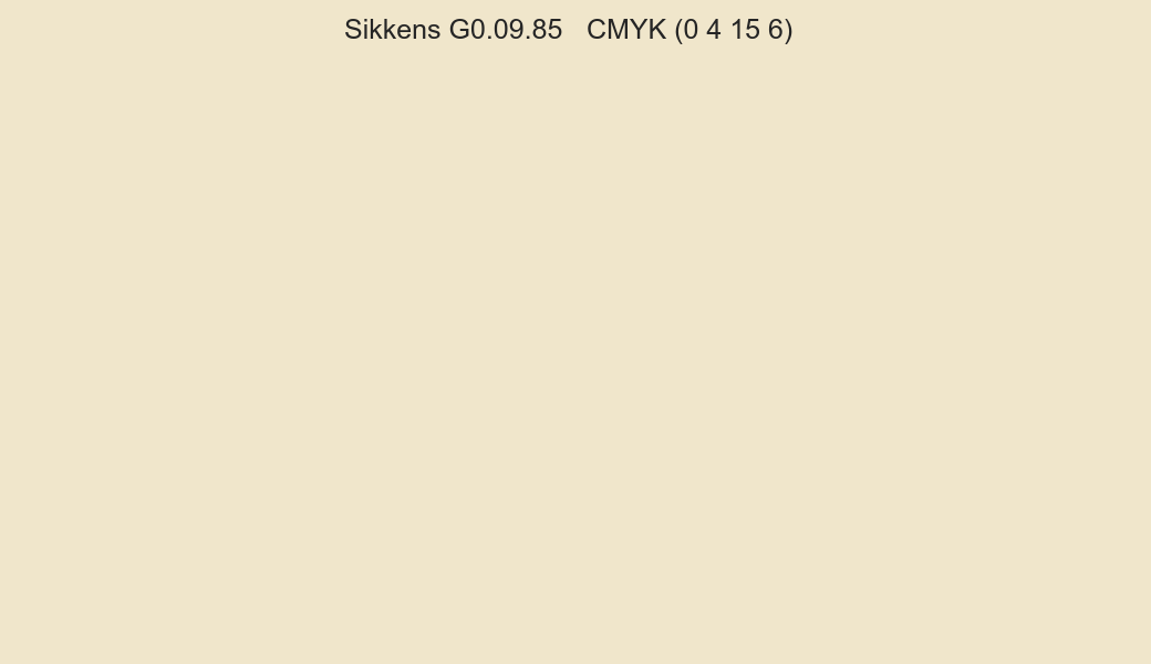 Color Sikkens G0.09.85 to CMYK (0 4 15 6) converter Color Sikkens G0.09.85 to CMYK (0 4 15 6) converter