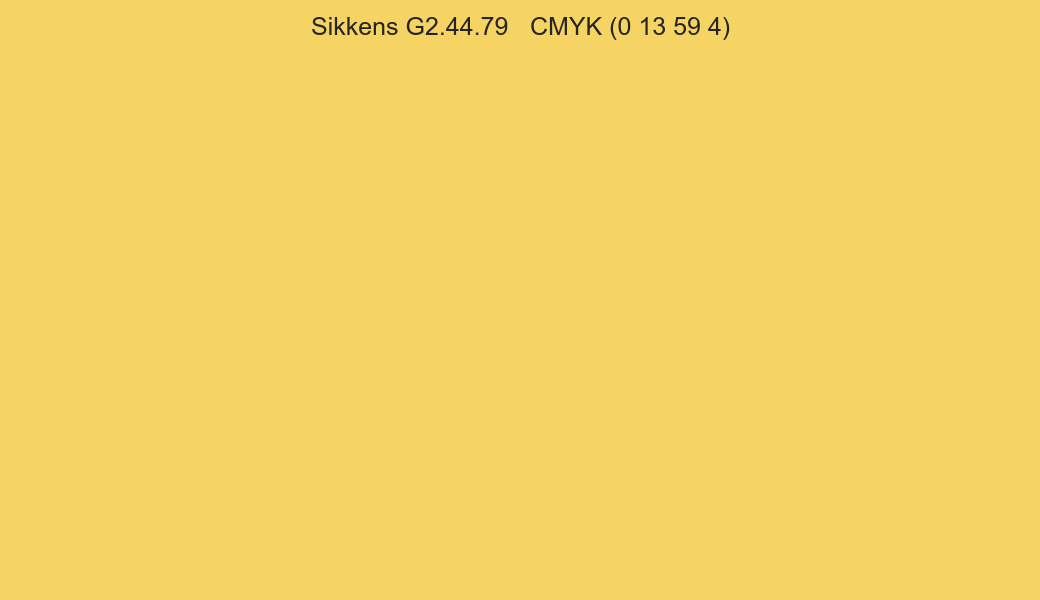 Color Sikkens G2.44.79 to CMYK (0 13 59 4) converter Color Sikkens G2.44.79 to CMYK (0 13 59 4) converter