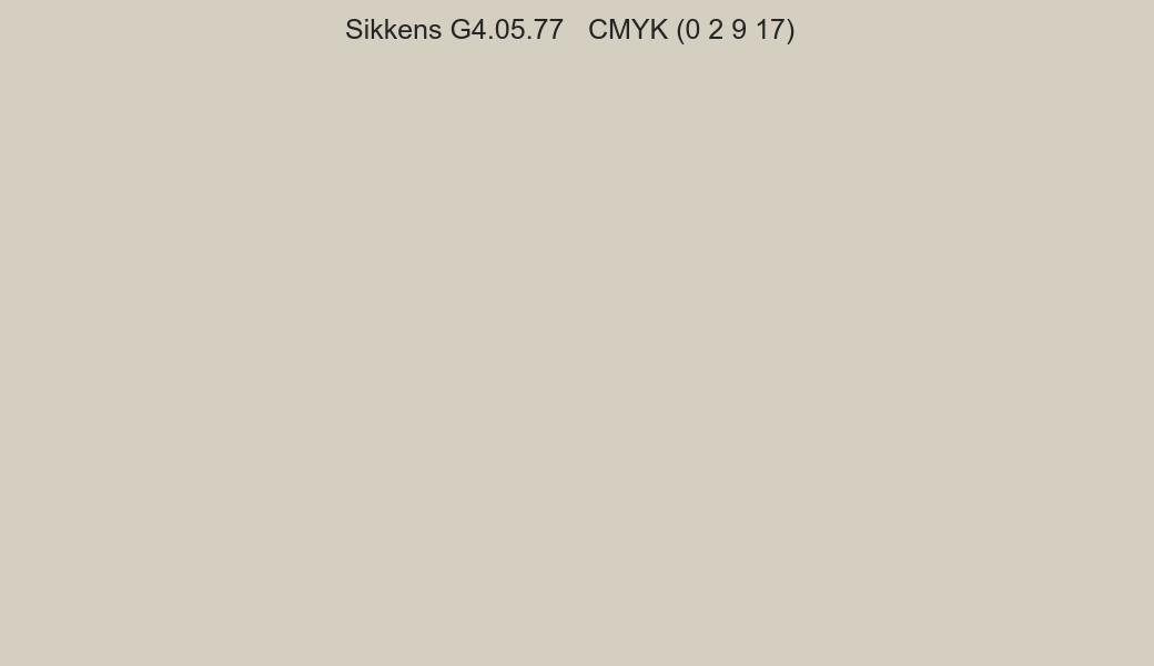 Color Sikkens G4.05.77 to CMYK (0 2 9 17) converter Color Sikkens G4.05.77 to CMYK (0 2 9 17) converter