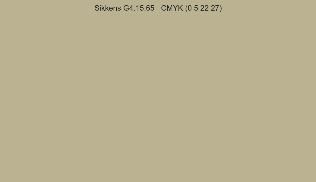 Color Sikkens G4.15.65 to CMYK (0 5 22 27) converter Color Sikkens G4.15.65 to CMYK (0 5 22 27) converter
