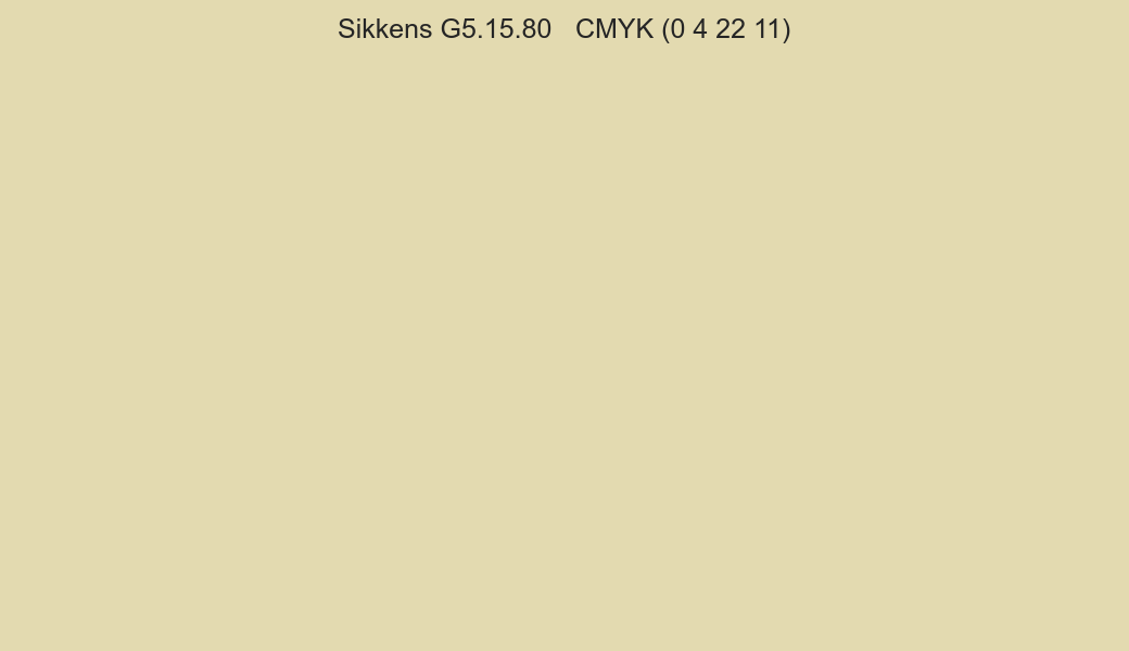 Color Sikkens G5.15.80 to CMYK (0 4 22 11) converter Color Sikkens G5.15.80 to CMYK (0 4 22 11) converter