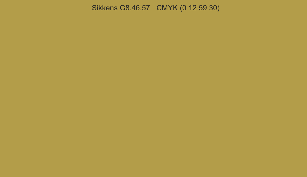 Color Sikkens G8.46.57 to CMYK (0 12 59 30) converter Color Sikkens G8.46.57 to CMYK (0 12 59 30) converter
