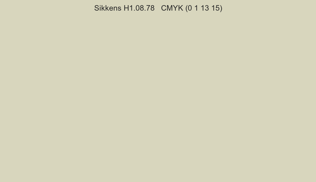 Color Sikkens H1.08.78 to CMYK (0 1 13 15) converter Color Sikkens H1.08.78 to CMYK (0 1 13 15) converter