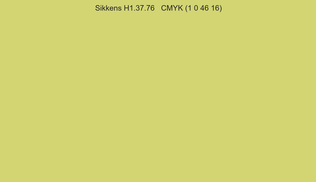 Color Sikkens H1.37.76 to CMYK (1 0 46 16) converter Color Sikkens H1.37.76 to CMYK (1 0 46 16) converter