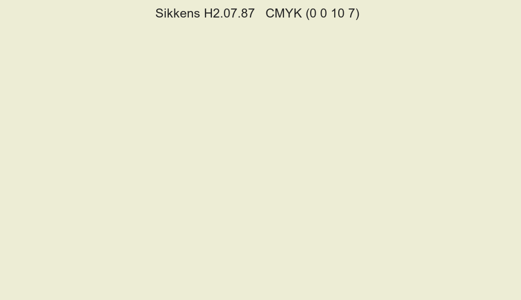 Color Sikkens H2.07.87 to CMYK (0 0 10 7) converter Color Sikkens H2.07.87 to CMYK (0 0 10 7) converter