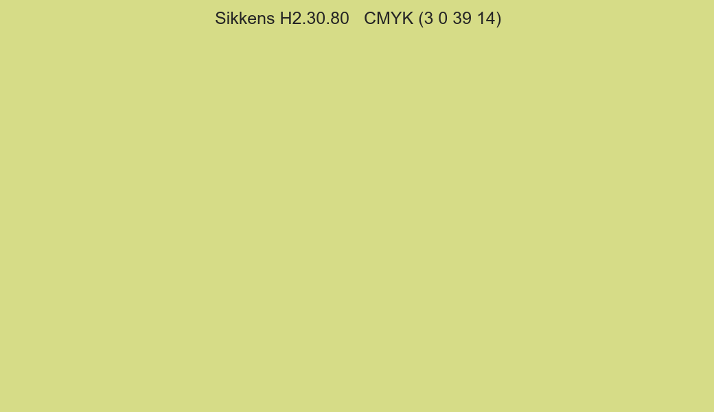 Color Sikkens H2.30.80 to CMYK (3 0 39 14) converter Color Sikkens H2.30.80 to CMYK (3 0 39 14) converter