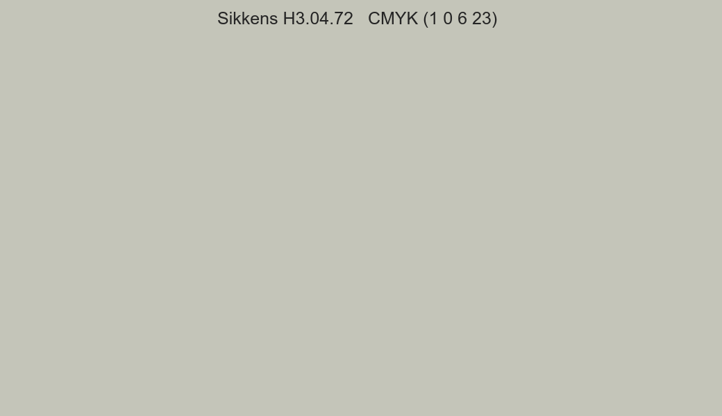 Color Sikkens H3.04.72 to CMYK (1 0 6 23) converter Color Sikkens H3.04.72 to CMYK (1 0 6 23) converter