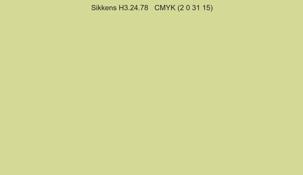 Color Sikkens H3.24.78 to CMYK (2 0 31 15) converter Color Sikkens H3.24.78 to CMYK (2 0 31 15) converter