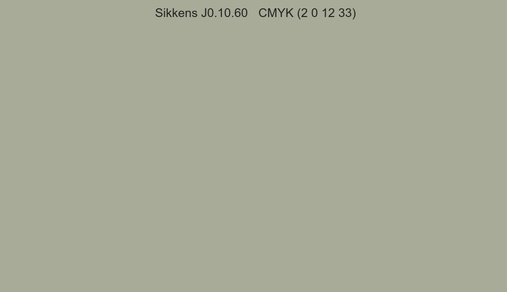 Color Sikkens J0.10.60 to CMYK (2 0 12 33) converter Color Sikkens J0.10.60 to CMYK (2 0 12 33) converter