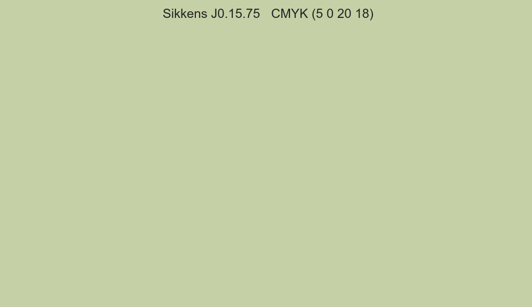 Color Sikkens J0.15.75 to CMYK (5 0 20 18) converter Color Sikkens J0.15.75 to CMYK (5 0 20 18) converter