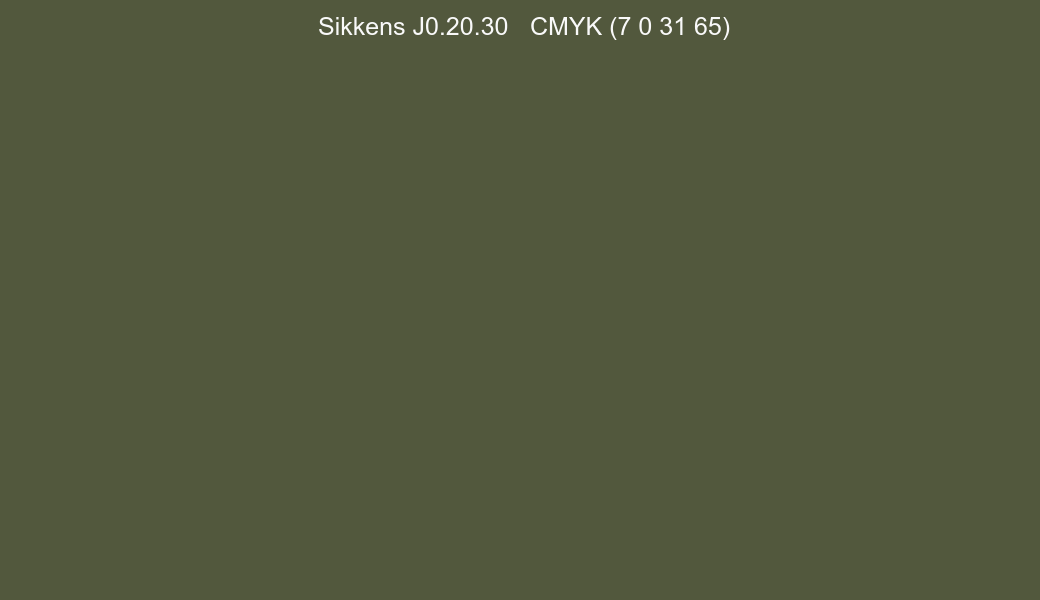 Color Sikkens J0.20.30 to CMYK (7 0 31 65) converter Color Sikkens J0.20.30 to CMYK (7 0 31 65) converter