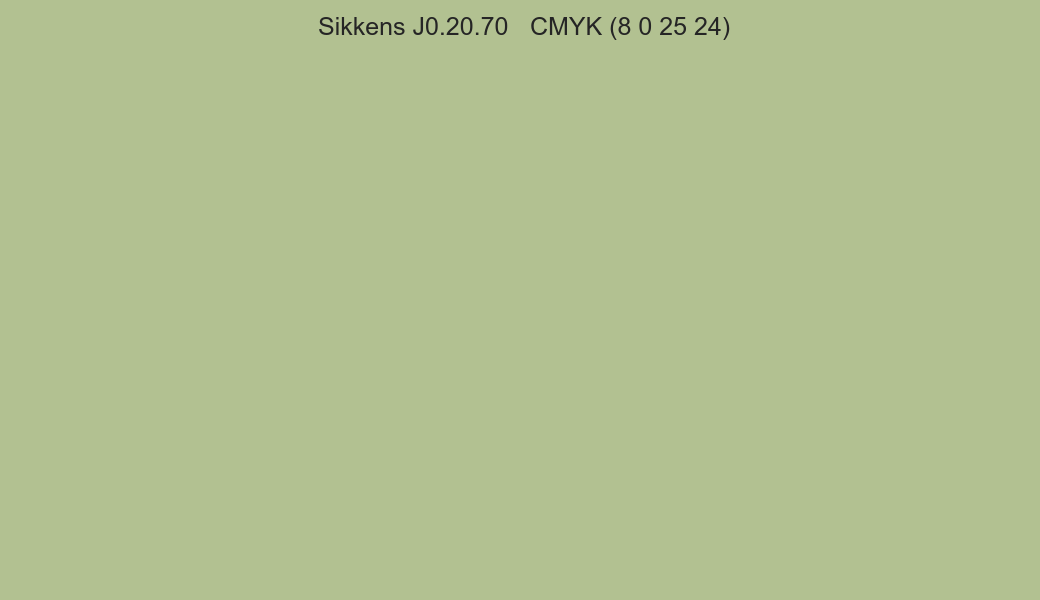 Color Sikkens J0.20.70 to CMYK (8 0 25 24) converter Color Sikkens J0.20.70 to CMYK (8 0 25 24) converter