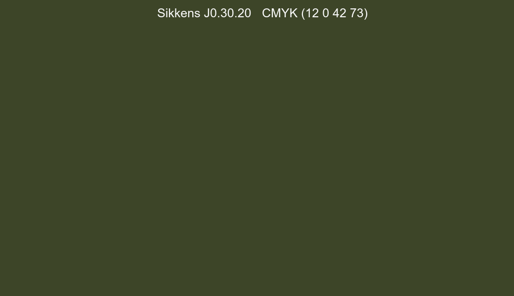 Color Sikkens J0.30.20 to CMYK (12 0 42 73) converter Color Sikkens J0.30.20 to CMYK (12 0 42 73) converter