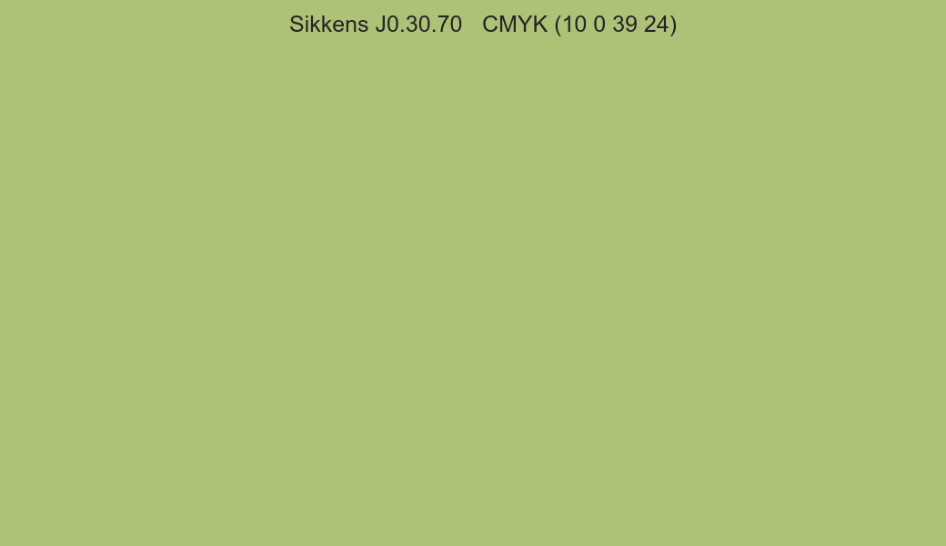 Color Sikkens J0.30.70 to CMYK (10 0 39 24) converter Color Sikkens J0.30.70 to CMYK (10 0 39 24) converter