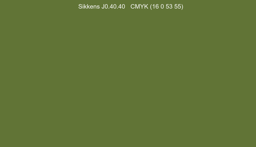 Color Sikkens J0.40.40 to CMYK (16 0 53 55) converter Color Sikkens J0.40.40 to CMYK (16 0 53 55) converter