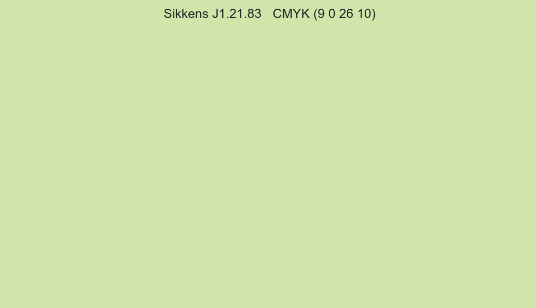 Color Sikkens J1.21.83 to CMYK (9 0 26 10) converter Color Sikkens J1.21.83 to CMYK (9 0 26 10) converter