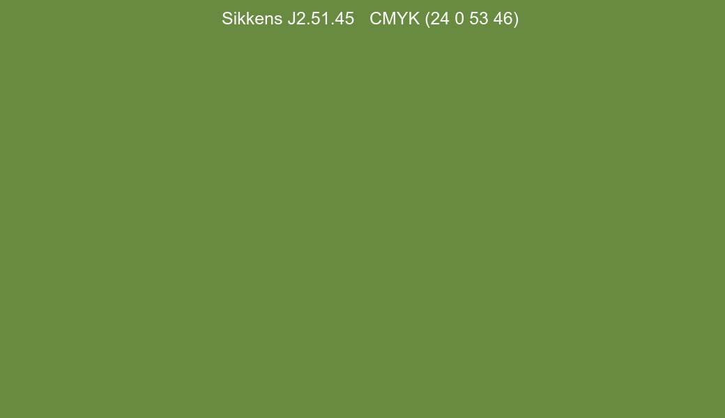 Color Sikkens J2.51.45 to CMYK (24 0 53 46) converter Color Sikkens J2.51.45 to CMYK (24 0 53 46) converter