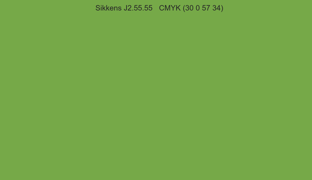 Color Sikkens J2.55.55 to CMYK (30 0 57 34) converter Color Sikkens J2.55.55 to CMYK (30 0 57 34) converter