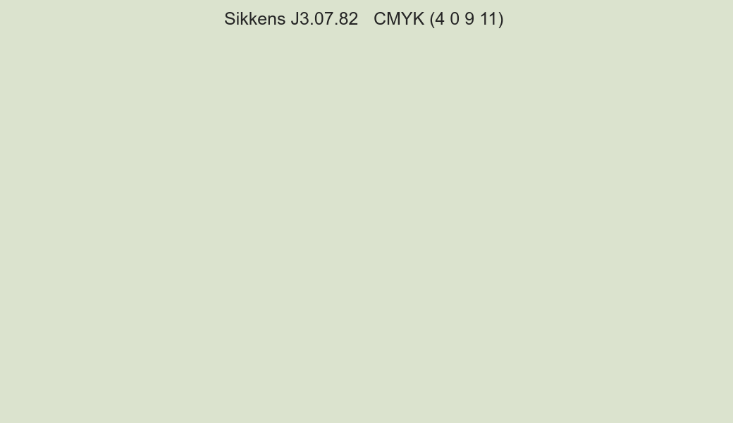 Color Sikkens J3.07.82 to CMYK (4 0 9 11) converter Color Sikkens J3.07.82 to CMYK (4 0 9 11) converter
