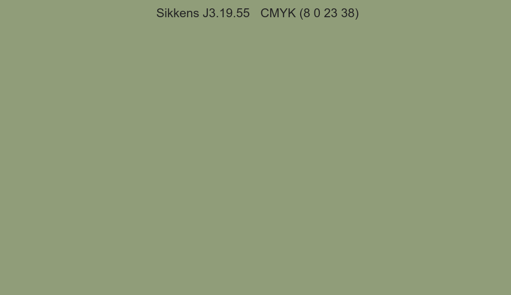 Color Sikkens J3.19.55 to CMYK (8 0 23 38) converter Color Sikkens J3.19.55 to CMYK (8 0 23 38) converter