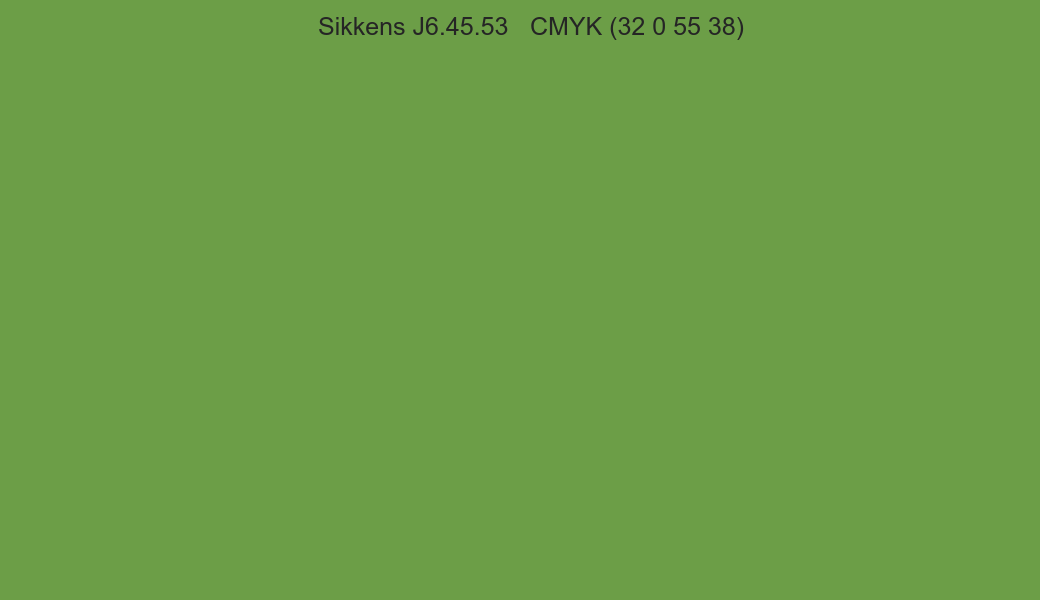 Color Sikkens J6.45.53 to CMYK (32 0 55 38) converter Color Sikkens J6.45.53 to CMYK (32 0 55 38) converter
