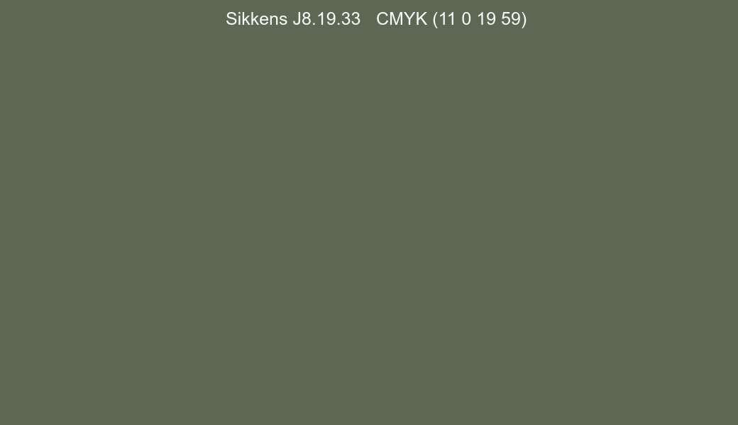Color Sikkens J8.19.33 to CMYK (11 0 19 59) converter Color Sikkens J8.19.33 to CMYK (11 0 19 59) converter