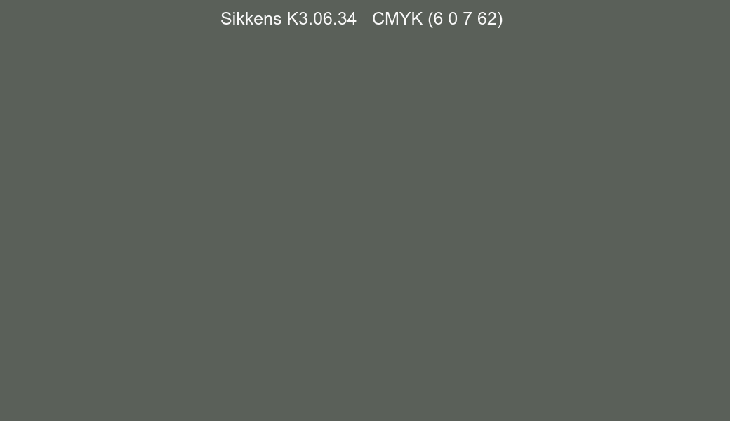 Color Sikkens K3.06.34 to CMYK (6 0 7 62) converter Color Sikkens K3.06.34 to CMYK (6 0 7 62) converter