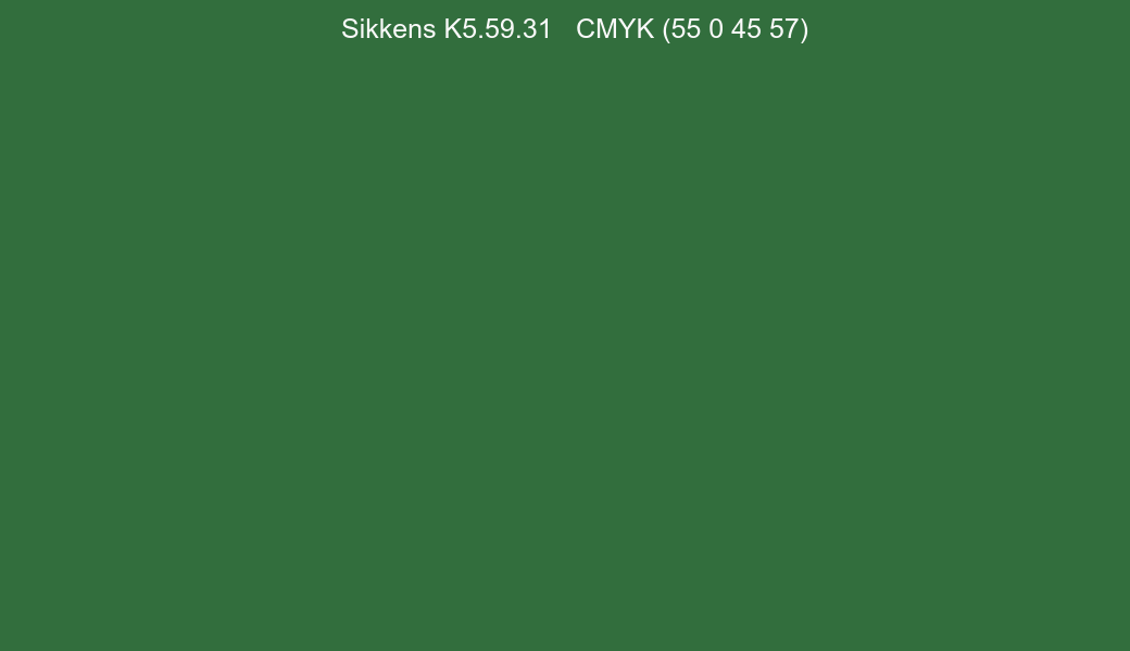Color Sikkens K5.59.31 to CMYK (55 0 45 57) converter Color Sikkens K5.59.31 to CMYK (55 0 45 57) converter
