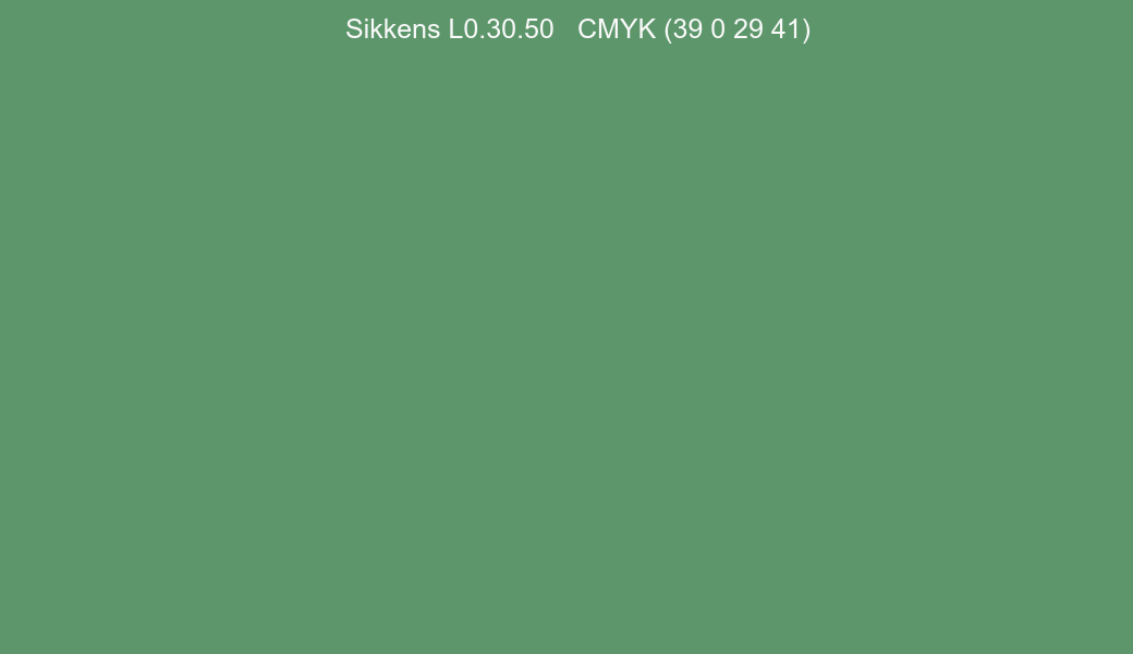 Color Sikkens L0.30.50 to CMYK (39 0 29 41) converter Color Sikkens L0.30.50 to CMYK (39 0 29 41) converter
