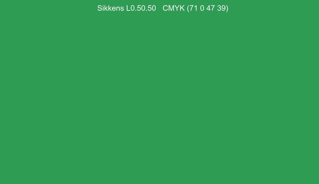 Color Sikkens L0.50.50 to CMYK (71 0 47 39) converter Color Sikkens L0.50.50 to CMYK (71 0 47 39) converter