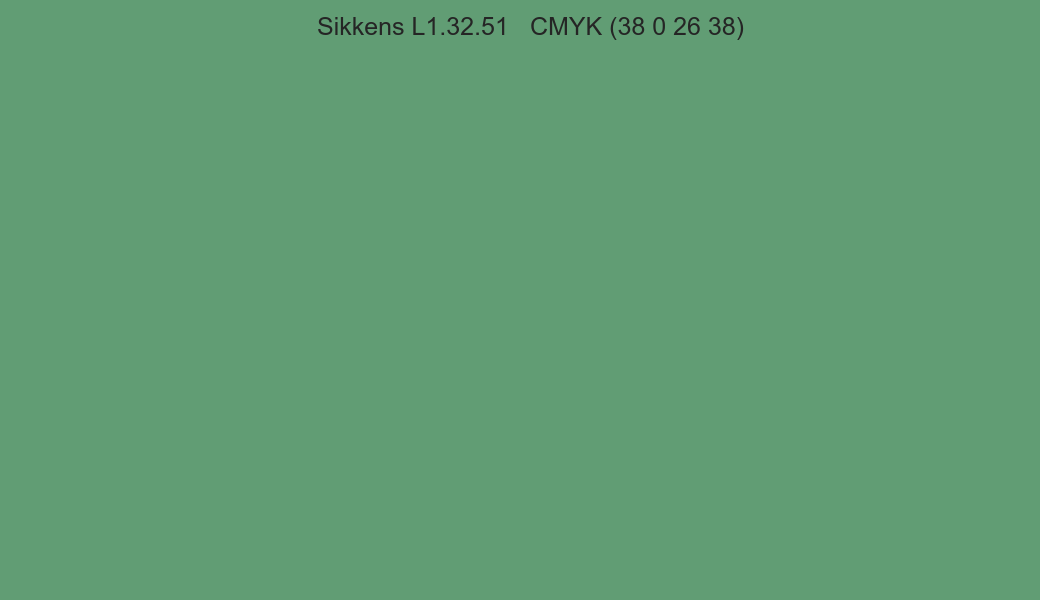Color Sikkens L1.32.51 to CMYK (38 0 26 38) converter Color Sikkens L1.32.51 to CMYK (38 0 26 38) converter