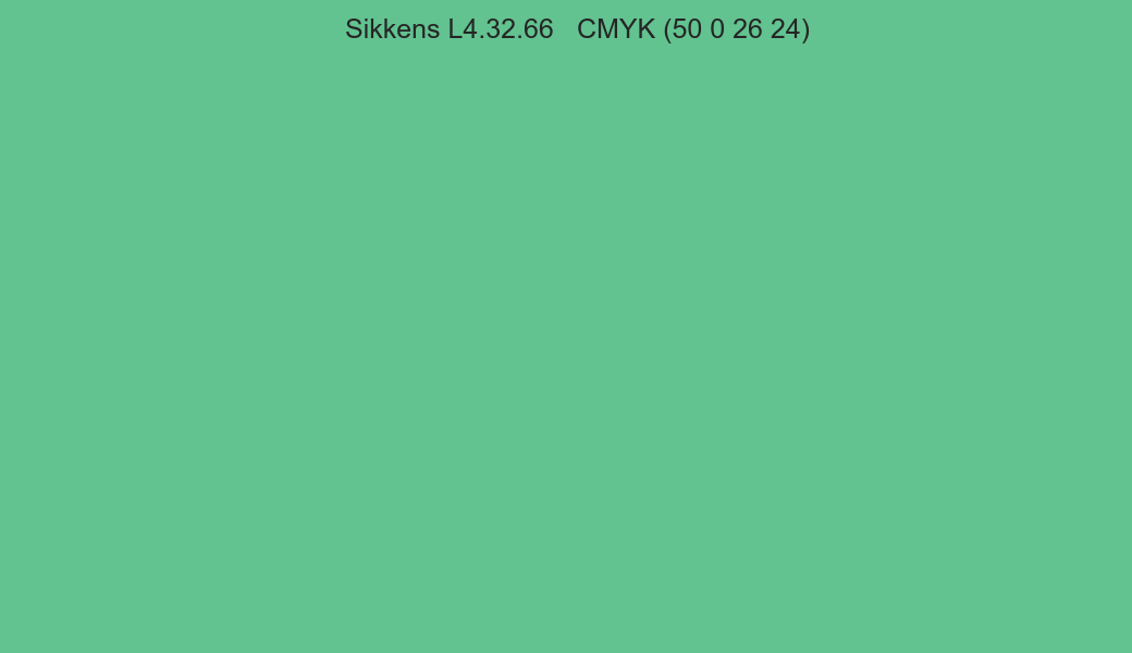 Color Sikkens L4.32.66 to CMYK (50 0 26 24) converter Color Sikkens L4.32.66 to CMYK (50 0 26 24) converter