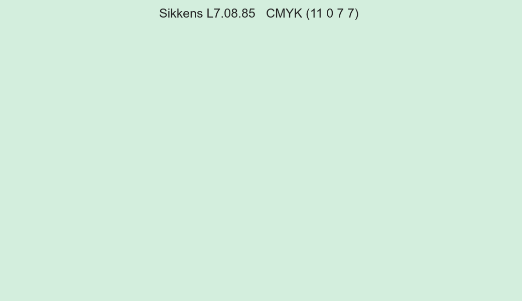 Color Sikkens L7.08.85 to CMYK (11 0 7 7) converter Color Sikkens L7.08.85 to CMYK (11 0 7 7) converter