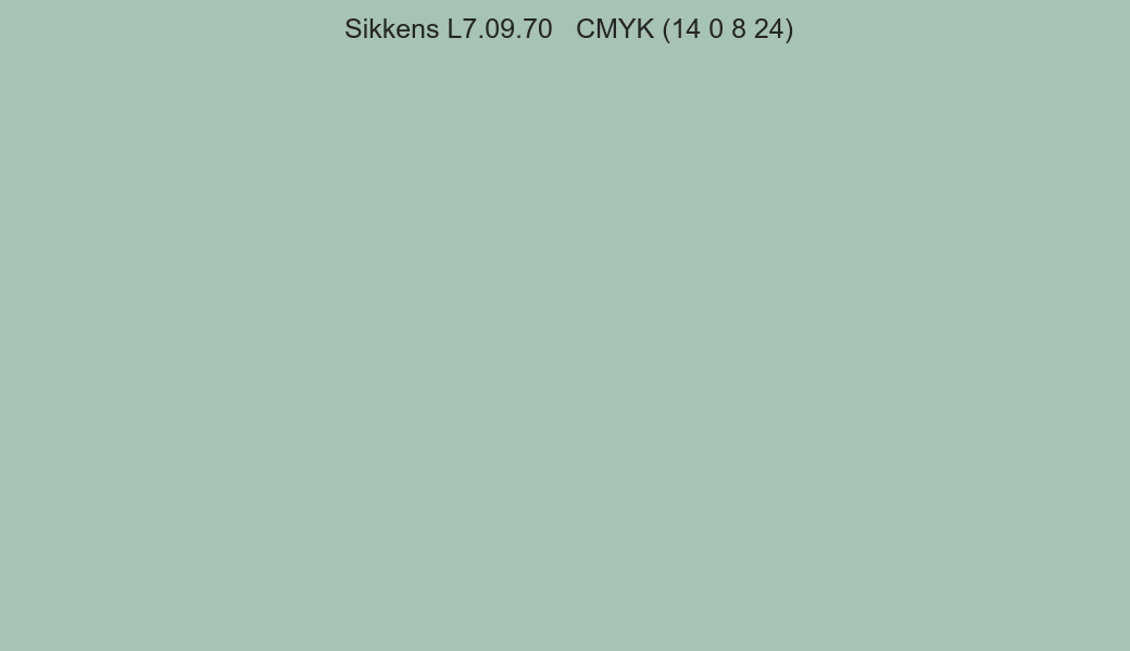 Color Sikkens L7.09.70 to CMYK (14 0 8 24) converter Color Sikkens L7.09.70 to CMYK (14 0 8 24) converter