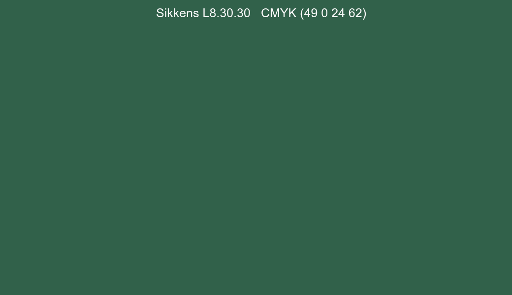 Color Sikkens L8.30.30 to CMYK (49 0 24 62) converter Color Sikkens L8.30.30 to CMYK (49 0 24 62) converter