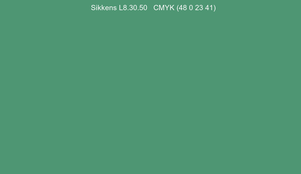 Color Sikkens L8.30.50 to CMYK (48 0 23 41) converter Color Sikkens L8.30.50 to CMYK (48 0 23 41) converter