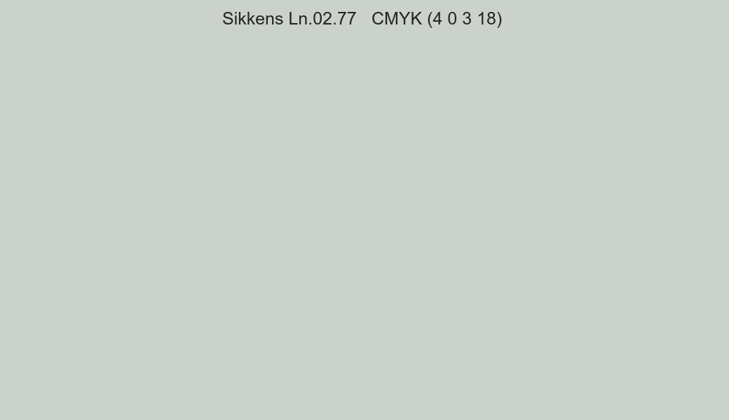 Color Sikkens Ln.02.77 to CMYK (4 0 3 18) converter Color Sikkens Ln.02.77 to CMYK (4 0 3 18) converter